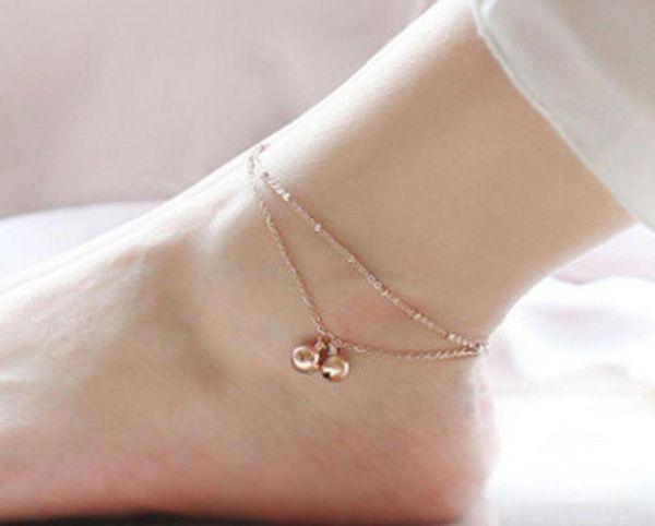 anklets ornament fashion temperament double-layered tassel bell anklet gold plated foot ornaments, Red;blue
anklets ornament fashion temperament double-layered tassel bell anklet gold plated foot ornaments, Red;blue