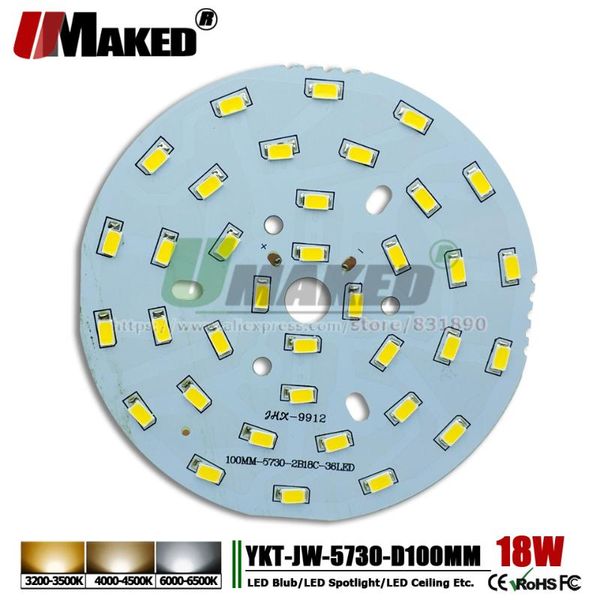 bulbs umaked 18w 100mm smd5730 led pcb bulb spotlight downlight light source install chips aluminum lamp plate warm/natural/white
bulbs umaked 18w 100mm smd5730 led pcb bulb spotlight downlight light source install chips aluminum lamp plate warm/natural/white