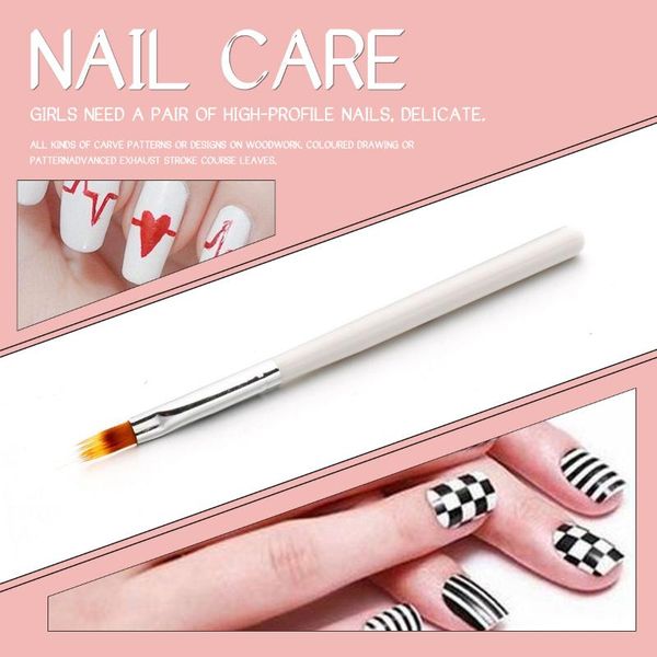 nail art equipment 1pcs drawing brush for gradient rhinestone handle tool brushes set uv gel liner painting pen, Silver
nail art equipment 1pcs drawing brush for gradient rhinestone handle tool brushes set uv gel liner painting pen, Silver