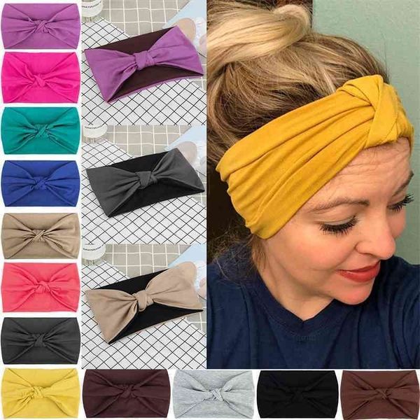 band new women's cotton versatile knot sports yoga wide brimmed headband elastic hair accessories, Black;brown
band new women's cotton versatile knot sports yoga wide brimmed headband elastic hair accessories, Black;brown