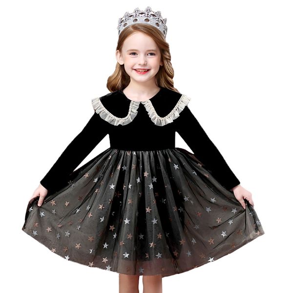 2021 new kids long sleeve lace drsses for girls party star printed birthday tutu es children casual wear 3-7 years vestidos sdwu, Red;yellow
2021 new kids long sleeve lace drsses for girls party star printed birthday tutu es children casual wear 3-7 years vestidos sdwu, Red;yellow