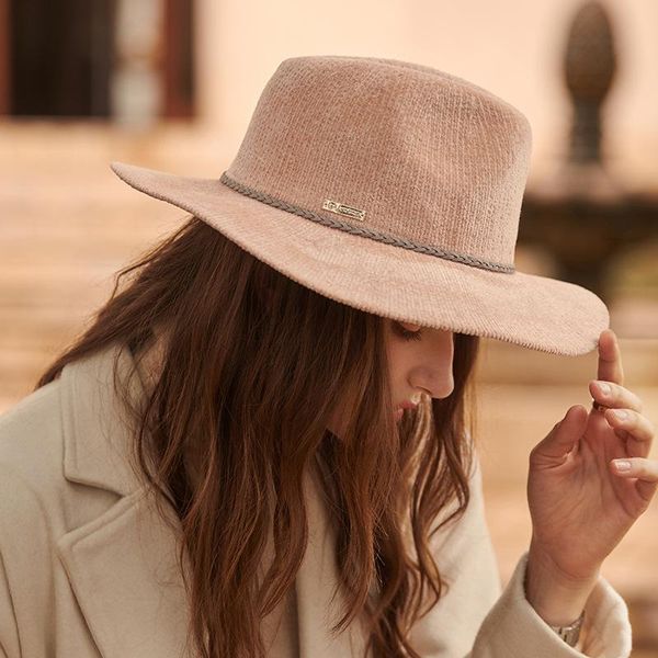 wide brim hats 2021 autumn and winter jazz hat men women retro temperament panama knitted wool european american style cap, Blue;gray
wide brim hats 2021 autumn and winter jazz hat men women retro temperament panama knitted wool european american style cap, Blue;gray