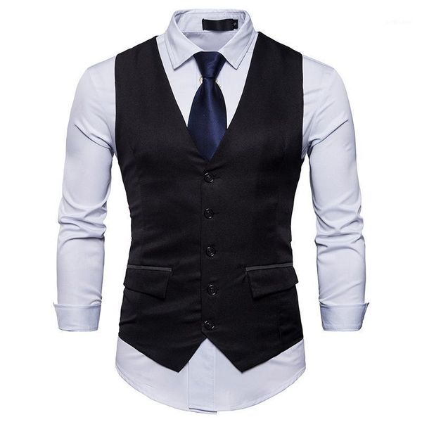men's vests 2021 suit vest fashion solid slim fit wedding waistcoat sleeveless men dress plus size s-xxl, Black;white
men's vests 2021 suit vest fashion solid slim fit wedding waistcoat sleeveless men dress plus size s-xxl, Black;white