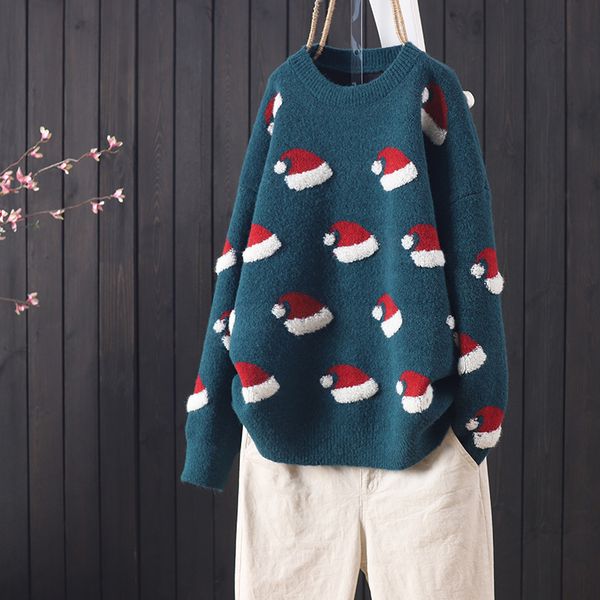 women's sweaters pullover women christmas christmas print long sleeve straples collar sweater women cloths 055u, White;black
women's sweaters pullover women christmas christmas print long sleeve straples collar sweater women cloths 055u, White;black