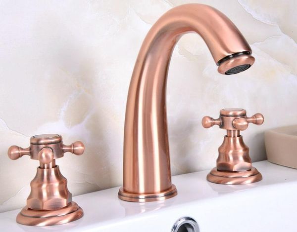 bathroom sink faucets basin faucet antique red copper deck mounted 3 hole double cross handle and cold water tap trg064
bathroom sink faucets basin faucet antique red copper deck mounted 3 hole double cross handle and cold water tap trg064