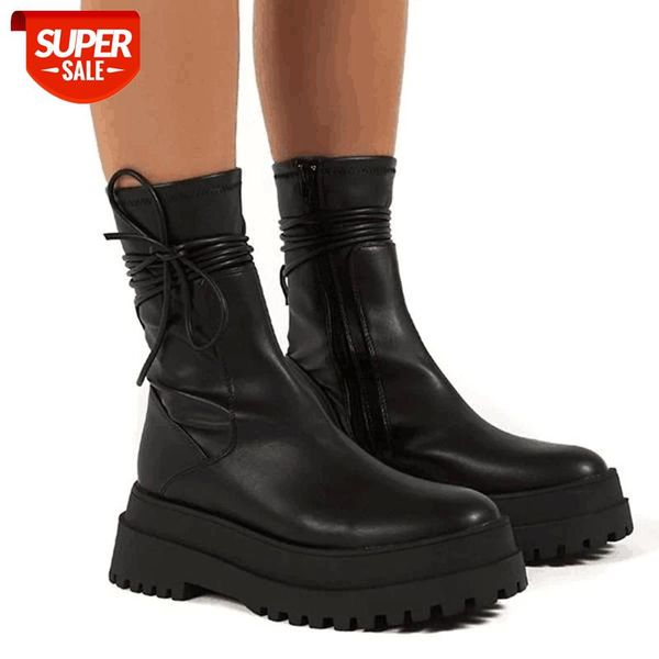new winter fashion boots women platform warm shoes mid-calf zipper leather botas mujer cross-tied square heel botas altas mujer #q02j, Black
new winter fashion boots women platform warm shoes mid-calf zipper leather botas mujer cross-tied square heel botas altas mujer #q02j, Black