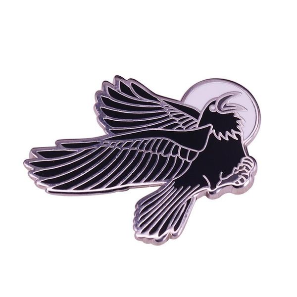 pins, brooches raven moon enamel pin black bird crow brooch halloween art goth magic witch badge, Gray
pins, brooches raven moon enamel pin black bird crow brooch halloween art goth magic witch badge, Gray
