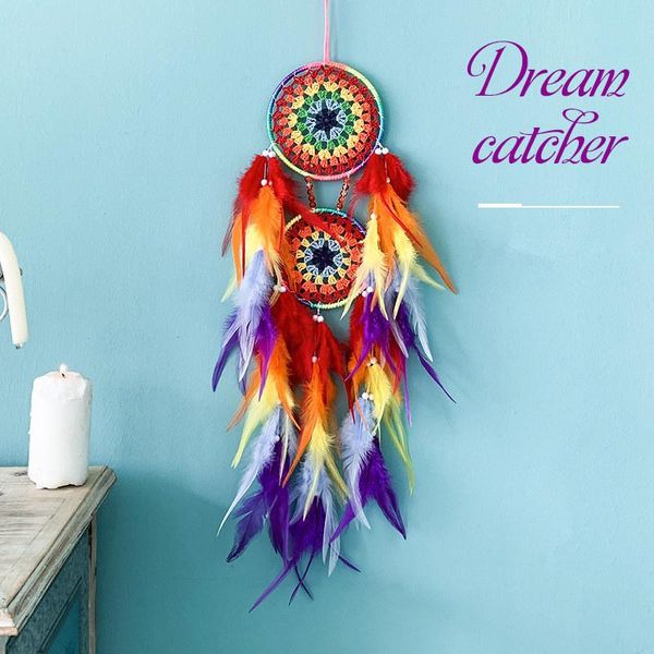 decorative objects & figurines double color feather pendant handmade dream catcher wind chimes home hanging ornament girls kid craft gift ro
decorative objects & figurines double color feather pendant handmade dream catcher wind chimes home hanging ornament girls kid craft gift ro