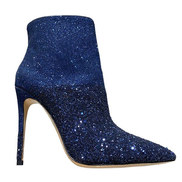 boots women luxury ladies elegant ankle colorful glitter high heel shiny wedding party pointed toe zip pumps, Black
boots women luxury ladies elegant ankle colorful glitter high heel shiny wedding party pointed toe zip pumps, Black