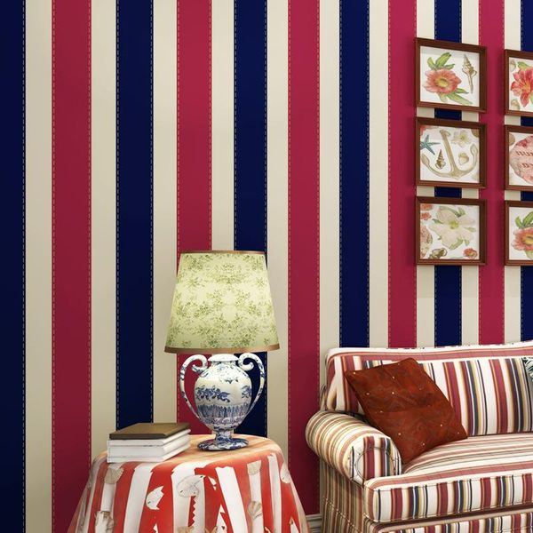 british style wallpaper stripe high-end imported pure paper wallpaper mediterranean blue background of the living room sofa
british style wallpaper stripe high-end imported pure paper wallpaper mediterranean blue background of the living room sofa