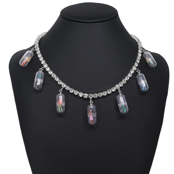 chokers fashion multicolor transparent bear rhinestone necklace cute candy color resin gummy pendant women jewelry gifts, Golden;silver
chokers fashion multicolor transparent bear rhinestone necklace cute candy color resin gummy pendant women jewelry gifts, Golden;silver