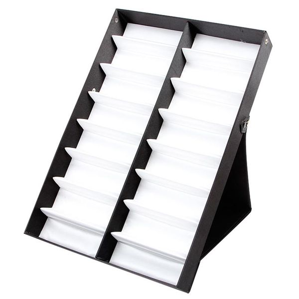 other fashion accessories glasses display case 16 pairs storage box with foldable lid for sunglasses, Silver
other fashion accessories glasses display case 16 pairs storage box with foldable lid for sunglasses, Silver