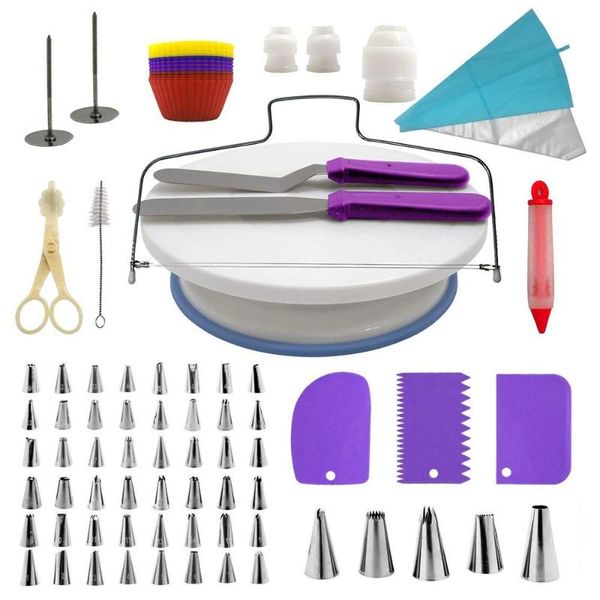 baking & pastry tools 106 pcs fashion cake turntable set, decorating kit tube fondant tool kitchen dessert supplies
baking & pastry tools 106 pcs fashion cake turntable set, decorating kit tube fondant tool kitchen dessert supplies