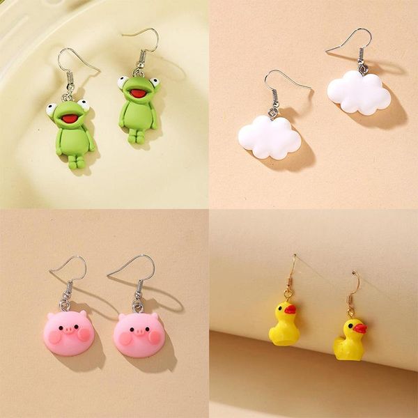 dangle & chandelier green frog pendant earrings for women cute simple white cloud small girl 2021 accessories jewelry, Silver
dangle & chandelier green frog pendant earrings for women cute simple white cloud small girl 2021 accessories jewelry, Silver