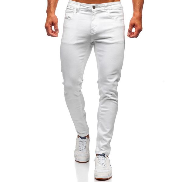 spring and fall new fashion leisure eurocode men white business casual slim denim jeans, Blue
spring and fall new fashion leisure eurocode men white business casual slim denim jeans, Blue