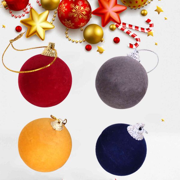 2022 new flannelette 4cm christmas ball christmas tree decoration layout 
2022 new flannelette 4cm christmas ball christmas tree decoration layout