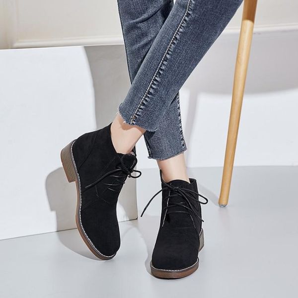boots oversized women shoes ankle for ladies woman winter cross strap with round head, Black
boots oversized women shoes ankle for ladies woman winter cross strap with round head, Black