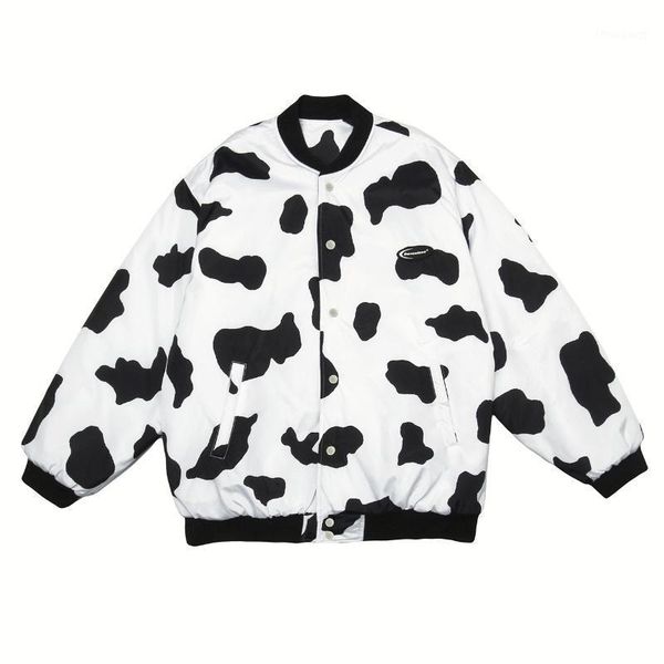 hip hop cow color print jackets men harajuku streetwear thick baseball jacket coats winter loose bomber white men's, Black;brown
hip hop cow color print jackets men harajuku streetwear thick baseball jacket coats winter loose bomber white men's, Black;brown