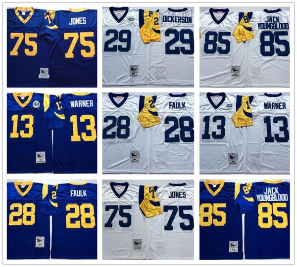ncaa football 29 eric dickerson 13 kurt warner 28 marshall faulk jersey 85 jack youngblood 75 deacon jones blue white mans vintage, Black;red
ncaa football 29 eric dickerson 13 kurt warner 28 marshall faulk jersey 85 jack youngblood 75 deacon jones blue white mans vintage, Black;red