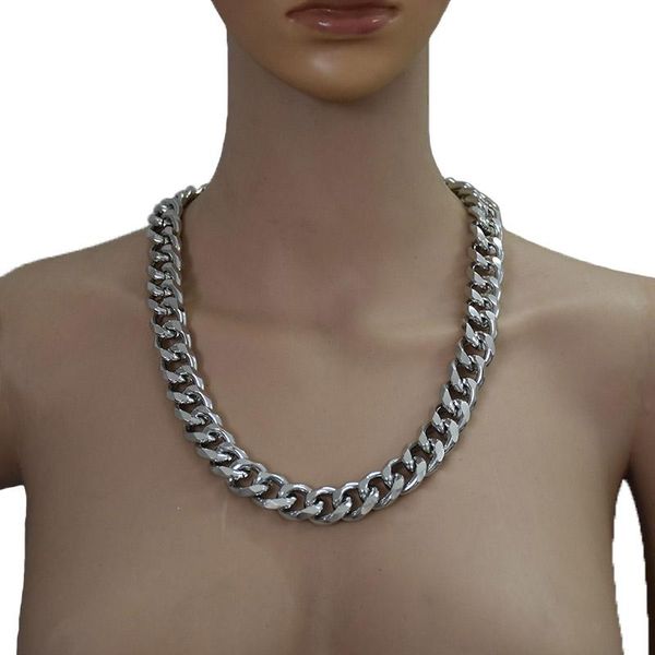 chains trendy chunky necklace punk chain choker rock necklaces statement vintage collier men women jewelry, Silver
chains trendy chunky necklace punk chain choker rock necklaces statement vintage collier men women jewelry, Silver