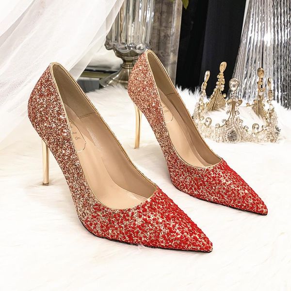 dress shoes red wedding women sequin high heels pointed gold crystal bridesmaid bridal, Black
dress shoes red wedding women sequin high heels pointed gold crystal bridesmaid bridal, Black