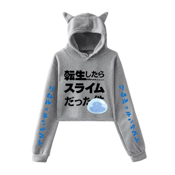 men's hoodies & sweatshirts fashion that time i got reincarnated as a slime cat cropped women long sleeve anime crop casual girl c, Black
men's hoodies & sweatshirts fashion that time i got reincarnated as a slime cat cropped women long sleeve anime crop casual girl c, Black
