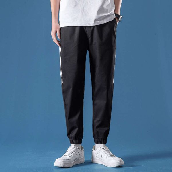 loose and versatile casual boys' spring sports pants fashion pants men'swinter, Black 
loose and versatile casual boys' spring sports pants fashion pants men'swinter, Black