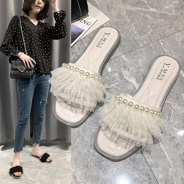 fashion women slippers outer wear 2021 mesh (air mesh) solid string bead wedges slides non-slip tassel low 1cm-3cm high quality, Black
fashion women slippers outer wear 2021 mesh (air mesh) solid string bead wedges slides non-slip tassel low 1cm-3cm high quality, Black