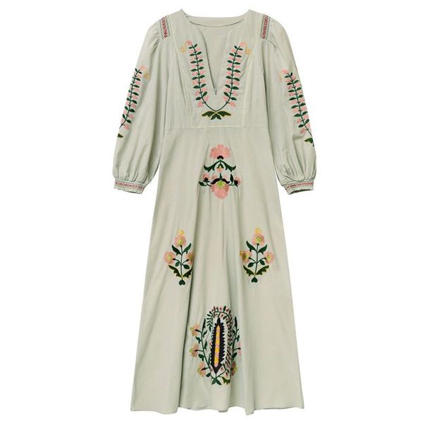 casual dresses zaahopop nice women summer positioning heavy industry embroidery craft v-neck long dress bohemian holiday style ladies, Black;gray
casual dresses zaahopop nice women summer positioning heavy industry embroidery craft v-neck long dress bohemian holiday style ladies, Black;gray