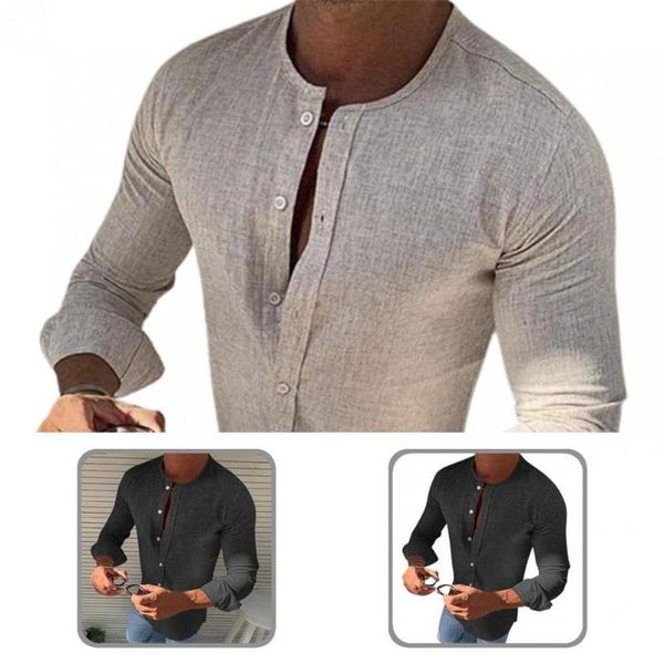 men's casual shirts round neck stylish solid color fit shirt breathable men soft for home, White;black
men's casual shirts round neck stylish solid color fit shirt breathable men soft for home, White;black