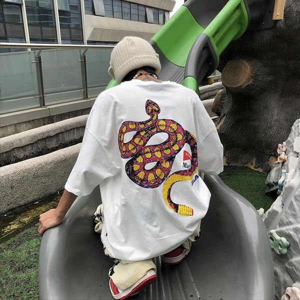 men's t-shirts streetwear cotton printing tshirts short sleeve oversized tee shirts loose ins women tees hip hop graphic, White;black
men's t-shirts streetwear cotton printing tshirts short sleeve oversized tee shirts loose ins women tees hip hop graphic, White;black