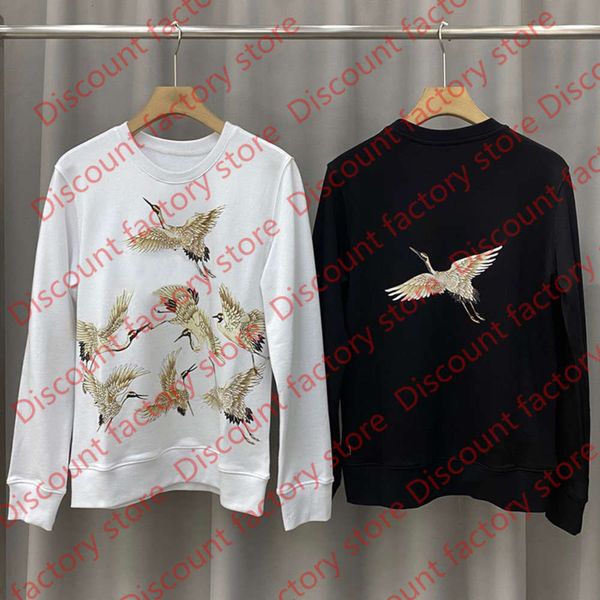 20ss mens crane print crewneck sweatshirt street men women pullover hoodies autumn winter warm outwear size s-xl, Black
20ss mens crane print crewneck sweatshirt street men women pullover hoodies autumn winter warm outwear size s-xl, Black