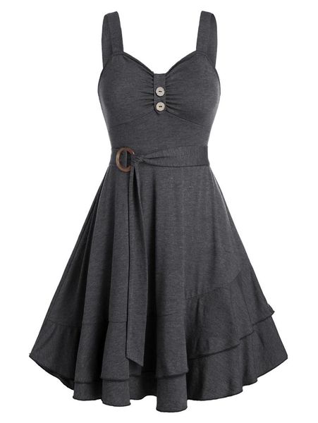 casual dresses kenancy plus size 3xl dress layered flounce tied empire waist summer women sleeveless mini vestidos femme, Black;gray
casual dresses kenancy plus size 3xl dress layered flounce tied empire waist summer women sleeveless mini vestidos femme, Black;gray