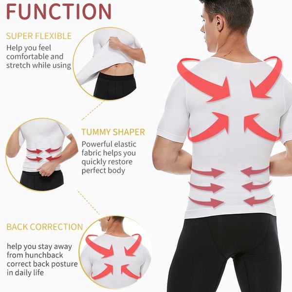 men slimming body shaper belly control shapewear man shapers modeling underwear waist trainer corrective posture vest corset, Black
men slimming body shaper belly control shapewear man shapers modeling underwear waist trainer corrective posture vest corset, Black