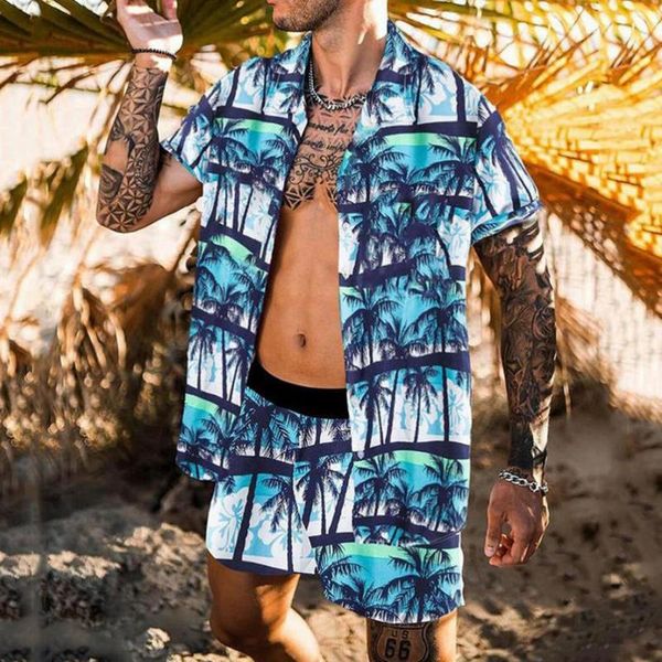 men's tracksuits 2021 beach outfit digital print short sleeve men lapel buttons shirt shorts set for fashion casual two-piece, Gray
men's tracksuits 2021 beach outfit digital print short sleeve men lapel buttons shirt shorts set for fashion casual two-piece, Gray