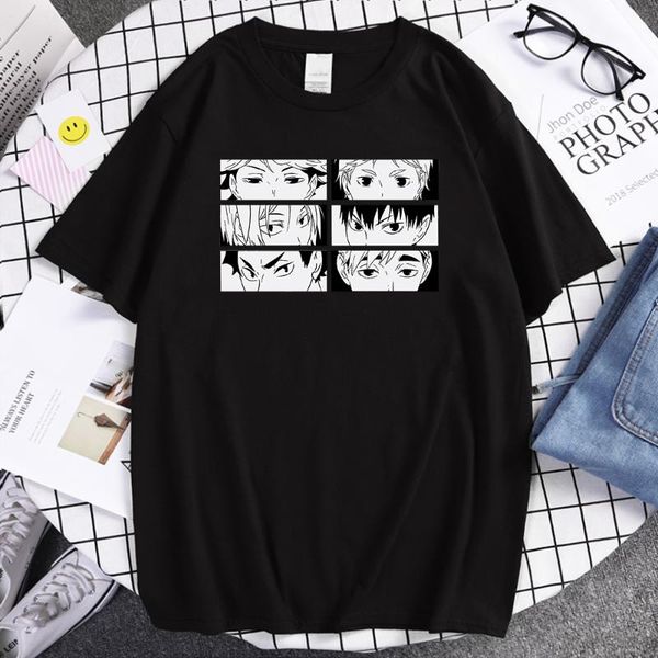 men's t-shirts japanese anime oya haikyuu t shirt men 2021 summer karasuno kawaii high graphic tees kuroo cartoon malet-shirt, White;black
men's t-shirts japanese anime oya haikyuu t shirt men 2021 summer karasuno kawaii high graphic tees kuroo cartoon malet-shirt, White;black