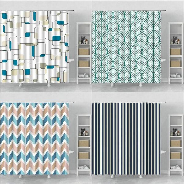 shower curtains modern nordic style simplicity geometry stripes bathroom polyester bath curtain home bathtub decor with hooks
shower curtains modern nordic style simplicity geometry stripes bathroom polyester bath curtain home bathtub decor with hooks