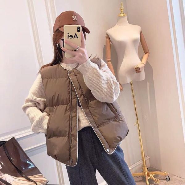 women's vests autumn simple goddess fan loose slimming versatile vest female korean temperament fashion sleeveless coat, Black;white
women's vests autumn simple goddess fan loose slimming versatile vest female korean temperament fashion sleeveless coat, Black;white