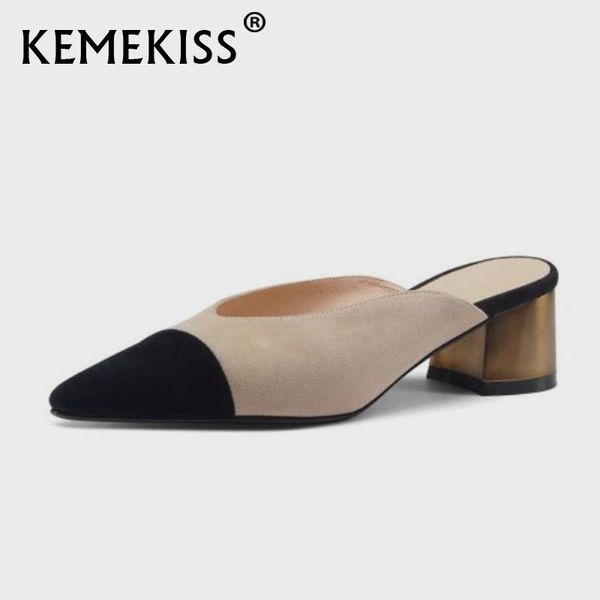 kemekiss real leather women high heel sandals fashion slipper summer shoes woman casual daily lady party footwear size 34-39, Black
kemekiss real leather women high heel sandals fashion slipper summer shoes woman casual daily lady party footwear size 34-39, Black