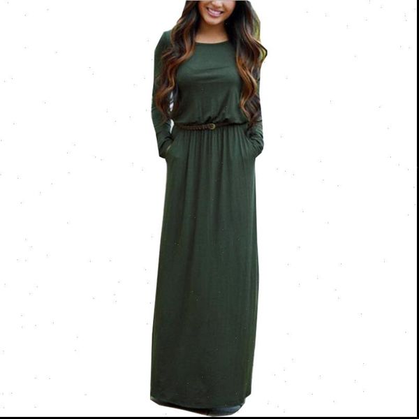 long dress women 2021 round neck pocket long sleeve solid color autumn and spring womens dresses vestidos oym0068, Black;gray
long dress women 2021 round neck pocket long sleeve solid color autumn and spring womens dresses vestidos oym0068, Black;gray