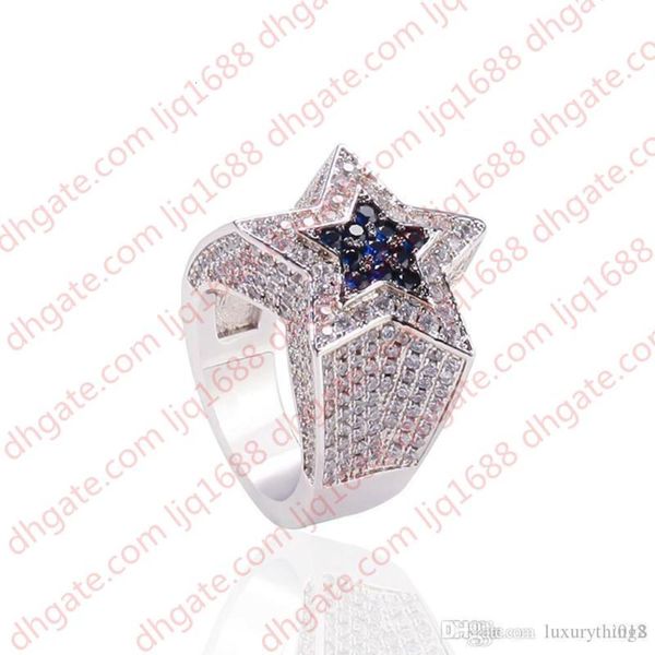 uspecial fashion hip hop mens jewelry rings five-point star bling rings iced out zircon fashion hiphop gold silver ring
uspecial fashion hip hop mens jewelry rings five-point star bling rings iced out zircon fashion hiphop gold silver ring