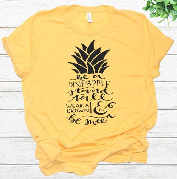women's t-shirt be a pineapple stand tall wear crown and sweet shirt 100% cotton crewneck short sleeve fashion tees for women plus size, White
women's t-shirt be a pineapple stand tall wear crown and sweet shirt 100% cotton crewneck short sleeve fashion tees for women plus size, White