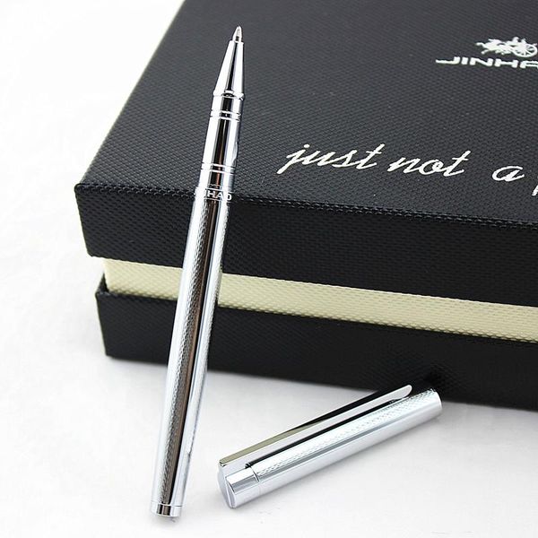 gel pens jinhao writing rollerball pen with stainless steel and silver head clip metal office supplies canetas luxury stationery gift
gel pens jinhao writing rollerball pen with stainless steel and silver head clip metal office supplies canetas luxury stationery gift