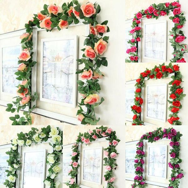 vine ivy artificial faux flower silk rose leaf garland 7 ft home party decor garland wedding home wall decoration
vine ivy artificial faux flower silk rose leaf garland 7 ft home party decor garland wedding home wall decoration