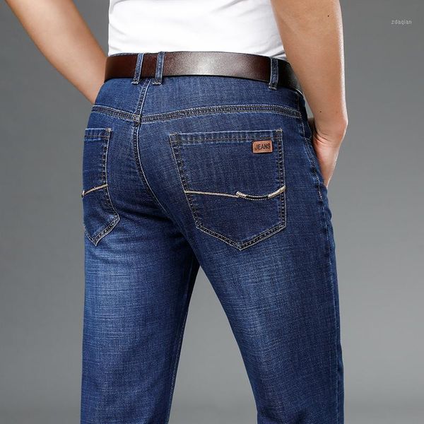 men's jeans summer luxury trousers men fit straight leg elasticity stretch fashion long pants denim hose big size 29-40, Blue
men's jeans summer luxury trousers men fit straight leg elasticity stretch fashion long pants denim hose big size 29-40, Blue