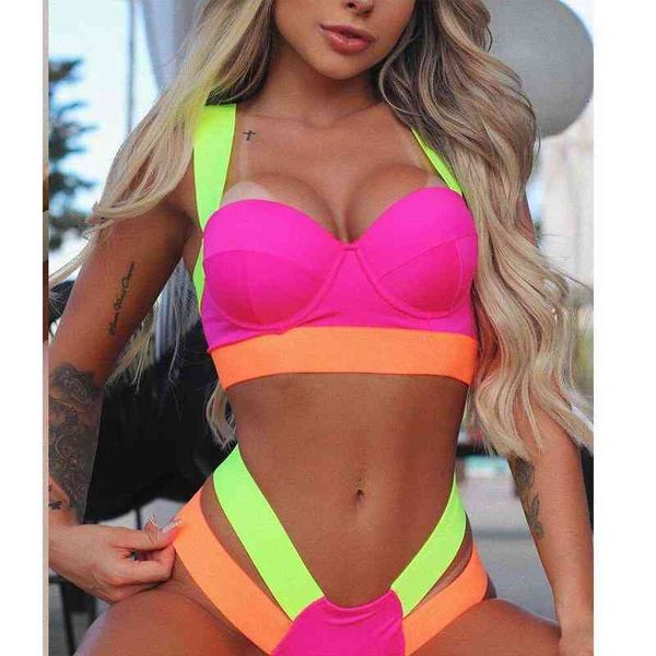 color block bikinis set push up women swimwear padded beach splicing swimming suits summer female brazilian biquini, White;black
color block bikinis set push up women swimwear padded beach splicing swimming suits summer female brazilian biquini, White;black