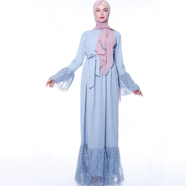 ethnic clothing malaysian women's evening dress lace stitching ramadan eid long skirt summer muslim islamic arab elegant robe, Red
ethnic clothing malaysian women's evening dress lace stitching ramadan eid long skirt summer muslim islamic arab elegant robe, Red