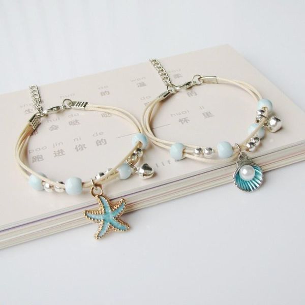 charm bracelets sweet little fresh beaded starfish shell bracelet girl student girlfriend gift a pair of versatile temperament adjustablejew, Golden;silver
charm bracelets sweet little fresh beaded starfish shell bracelet girl student girlfriend gift a pair of versatile temperament adjustablejew, Golden;silver