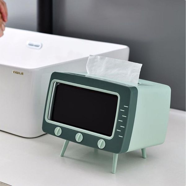 tissue boxes & napkins multifunctional box creative desk tv shaped paper dispenser phone stand holder dust-proof household storage
tissue boxes & napkins multifunctional box creative desk tv shaped paper dispenser phone stand holder dust-proof household storage