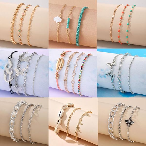 bohemia colorful crystal beads butterfly bracelet set for women trendy pearl shell metal alloy bangle girl jewelry gifts, Golden;silver
bohemia colorful crystal beads butterfly bracelet set for women trendy pearl shell metal alloy bangle girl jewelry gifts, Golden;silver